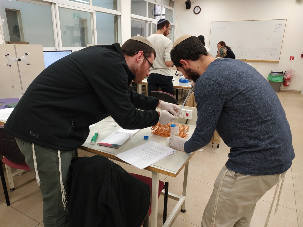 2 teachers in lab